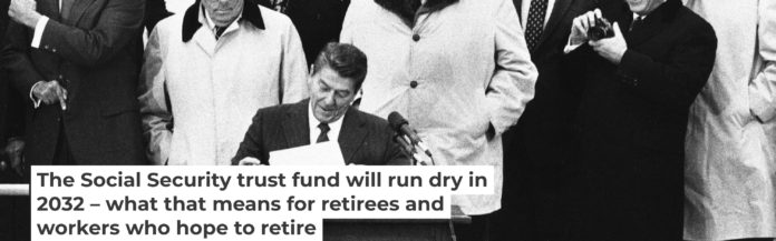 Social Security has lasted as long as it has thanks to the bipartisan deal that President Ronald Reagan and congressional leaders hammered out in 1983. AP Photo/Ed Reinke